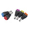 10Pcs CCTV Cameras 2.1mm x 5.5mm Male DC Power Plug Adapter Jack Adapter Connector Plug Socket CCTV Security Camera Surveillance LED