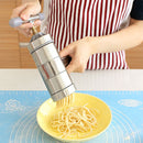 Noodle Maker Manual Press Machine Pasta Spaghetti Fruit Juicer Stainless Steel