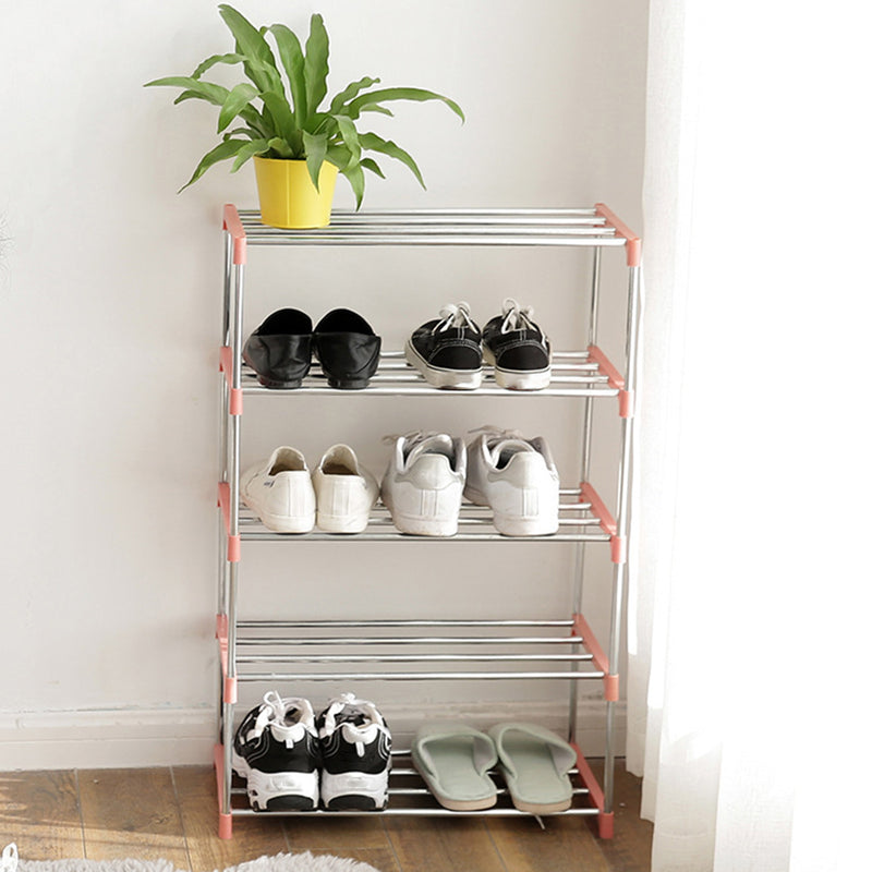 DIY Shoe Organizer Shoe Racks Metal Stainless Steel For Dormitory Household