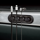Bakeey Carbon Fiber 4 Clips Magnetic Cable Winder Cable Organizer Management