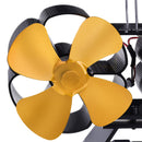 8 Blades Standing Type Stove Fan Low Noise Heat Powered Heater Wood Log Burner Fireplace Heat Cycling No Electricity