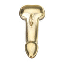 Miniature Brass Reproductive Organs Shaped Keychain Keyring Key Chain Pendant Funny Prank Gift