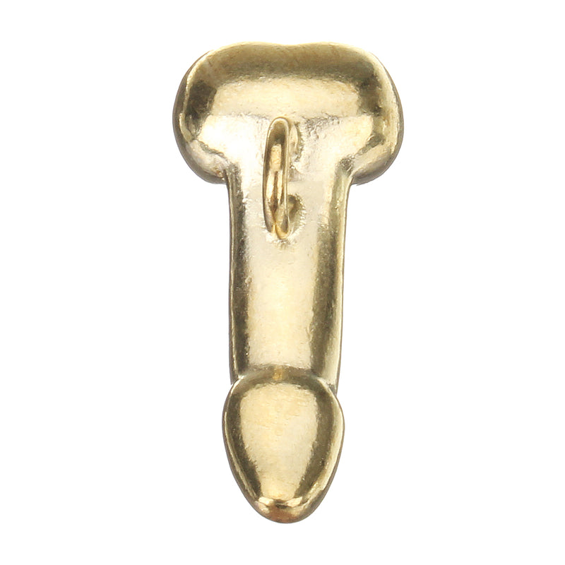 Miniature Brass Reproductive Organs Shaped Keychain Keyring Key Chain Pendant Funny Prank Gift