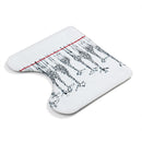 180x180cm Giraffe Bath Fabric Shower Curtains Waterproof Lid Toilet Cover Mat