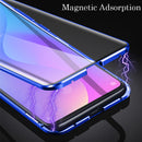 Bakeey 360 Front+Back Double-sided Full Body 9H Tempered Glass Metal Magnetic Adsorption Flip Protective Case For Xiaomi Pocophone F1