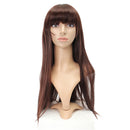 Charming Fluffy Straight Wig High-Temperature Fiber Natural Long Hair Full Wigs Party 3 Colors Cute
