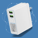 Bakeey 36W QC3.0 LCD Dual Port Quick Charging USB Charger Adapter For iPhone 8Plus 11 Pro Xiaomi Mi9 9Pro 5G Huawei P30 Pro Mate 30 5G