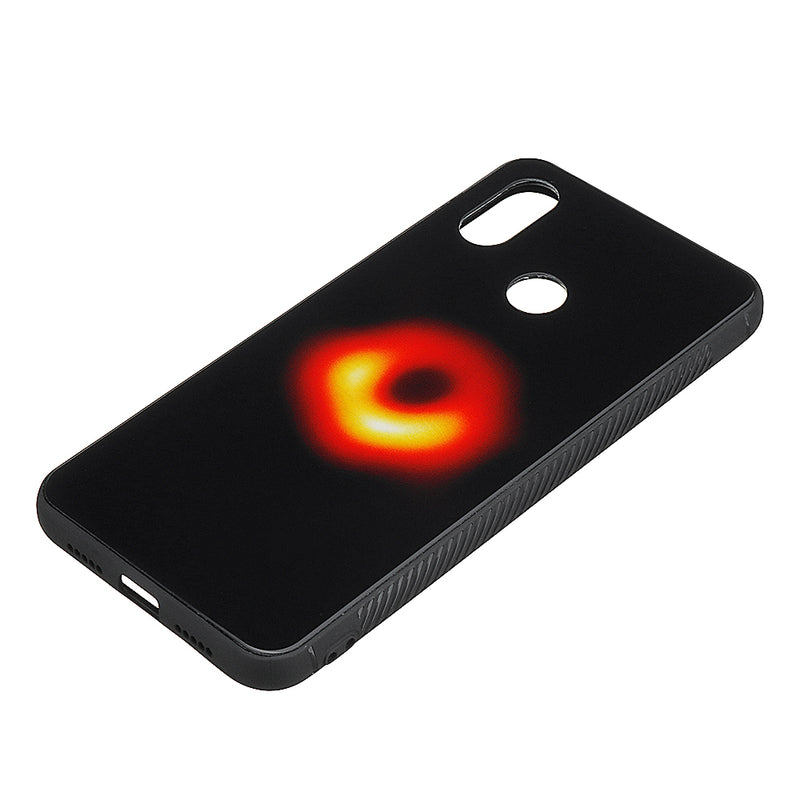 Bakeey Black Holes Collapsar Hard Tempered Glass&Soft TPU Protective Case For Xiaomi Mi 8