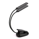 3W COB 3Modes 2 x COBs Flexible USB Rechargeable Double Head Clip-On Work Light LED Flashlight Night