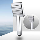 Modern Handheld Shower Head Single Function ABS Plastic Square Hand Sprayer Head Replacement