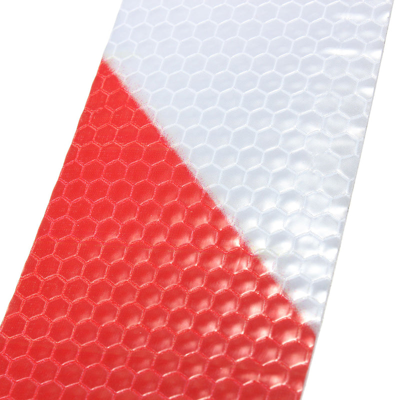 3M Red White Night Safety Reflective Tape Warning Conspicuity Tape Film Sticker