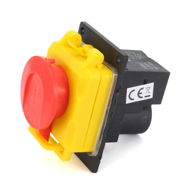 250V Universal DKLD DZ-6-2 15 Amp NVR Switch Emergency Stop Saftey Red Cut Off Killer