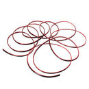 5M Car Interior Moulding Auto Decorative Red Chrome Shiny Strip Universal