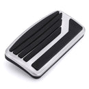 2PCS Auto AT Clutch Automatic Brake Pedals Stainless Steel Metal For Mitsubishi Universal All Series