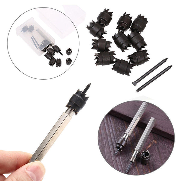 4pcs or 13pcs 3/8 Inch Spot Welding Drill Bit Separate Remover Rotating Double Sided Spot Weld Cutter Set