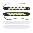 2Pcs 5W 12V Car LED Daytime Running Lights Auto DRL Fog Lights COB 10 LED Waterproof Lamps