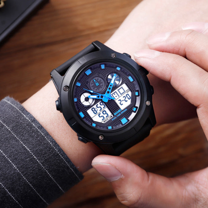 SKMEI 1514 Outdoor Sports 50M Waterproof Chronograph Stopwatch Digital Watch Men Watch