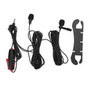 LENSGO LYM-DM1 2 in 1 Omni-directional Lavalier Video Interview Condenser Microphone with 6m Cable