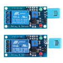 HR202 Blue Sensor DC 5V/12V 1 Channal Humidity Sensitive Switch Relay Module Humidity Controller Humidity Sensor Module