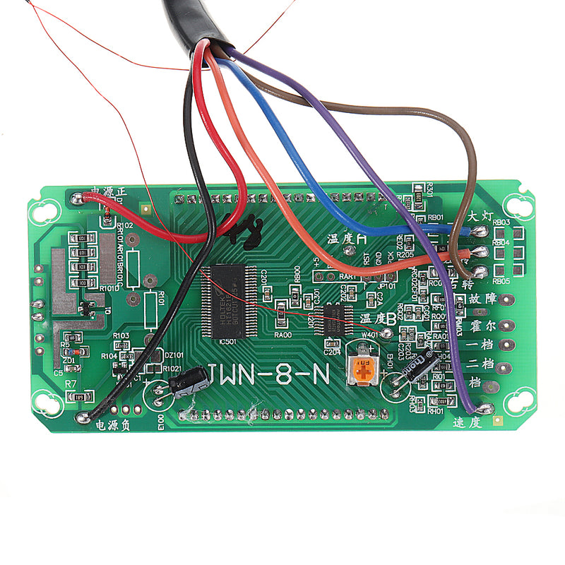 48V 60V 72V LCD Display Electric Instrument Panel Universal  Electricity Meter Voltmeter Odometer Speedometer