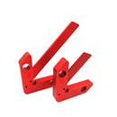 Drillpro YX-1/YX-2 Woodworking Aluminum Alloy Center Scriber Finder with Metric Scale Line Caliber Ruler Wood Measuring Scribe Tool