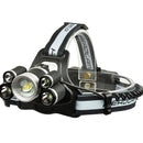 XANES 2508B 2800LM 2XPE+5T6 7LED 5Modes USB Charging Whistle Headlamp 18650 Battery