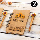 Creative Wooden Cover Notebook Vintage Notepad Journal Diary Office School Supplies
