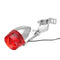 9 x2.5cm Classic Retro Bicycle Bike Rear LED Indicator Red Light Cable Holder Bracket ATV