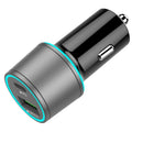 QC 3.0 Car Charger Metal Double Aperture PD Two In One Car Charger