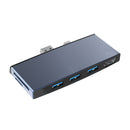 Rocketek SUR759 Surface Pro Hub USB 3.0 Hub Card Reader 4K HDMI Adapter for TF/SD/Micro SD/SDHC/SDXC Card Surface Pro 4/5/6