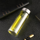 300ml Double Wall Water Glass Bottle Mug Filtration Water Bottles