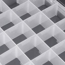 28 Grid Adjustable Electronic Components Project Storage Assortment Box Bead Organizer Jewelry Box Plastic Storage Case