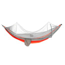 Outdoor Camping Hammock 2 Person 210T Nylon Hanging Swing Bed Mosquito Net Max Load 200kg For Camping Travel