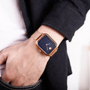 SKMEI 9187 Starry Sky Design Casual Style Waterproof Milanese Men Wristwatch Quartz Watch