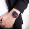 SKMEI 9187 Starry Sky Design Casual Style Waterproof Milanese Men Wristwatch Quartz Watch