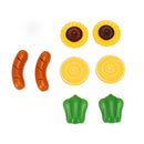 Kids BBQ Grill Pretend Play Toys Kitchen Barbecue Food Cooking Set Children Gift