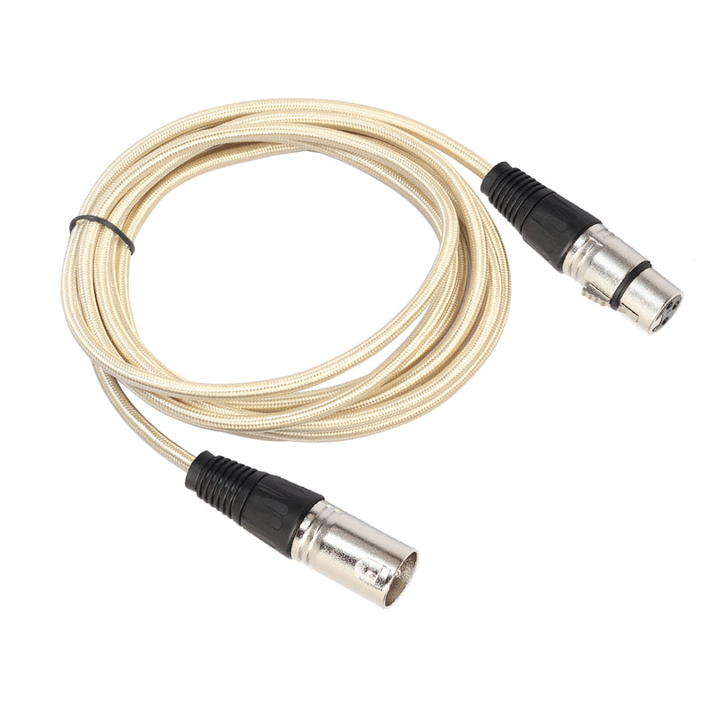 REXLIS BK2017G 1/ 1.8/ 3M Canon Male to Female Microphone Audio Cable