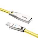 HOCO U9 2.4A Zinc Alloy Jelly Knitted Type-C USB Charging Data Cable 1.2m For Samsung S8 Xiaomi mi6