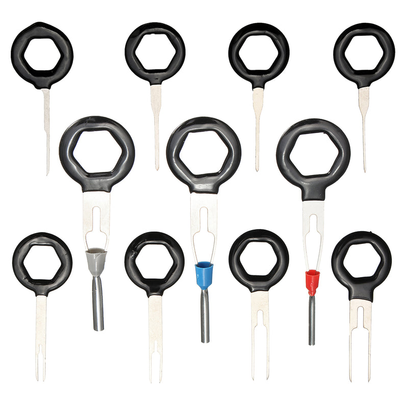 Excellway 11Pcs Terminal Removal Tool Kit Wiring Connector Pin Release Extractor