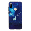 Bakeey Electroplated Blu-Ray Tempered Glass Soft TPU Edge Protective Case For Xiaomi Redmi Note 6 Pro