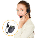HT500 Headset Telephone Desk Phone Headphones Hands-free Call Center Noise Cancellation Monaural