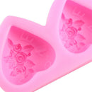Heart-shaped Rose Silicone Baking Mold Fondant Cake Mold DIY Chocolate Handmade Soap Mold Tools