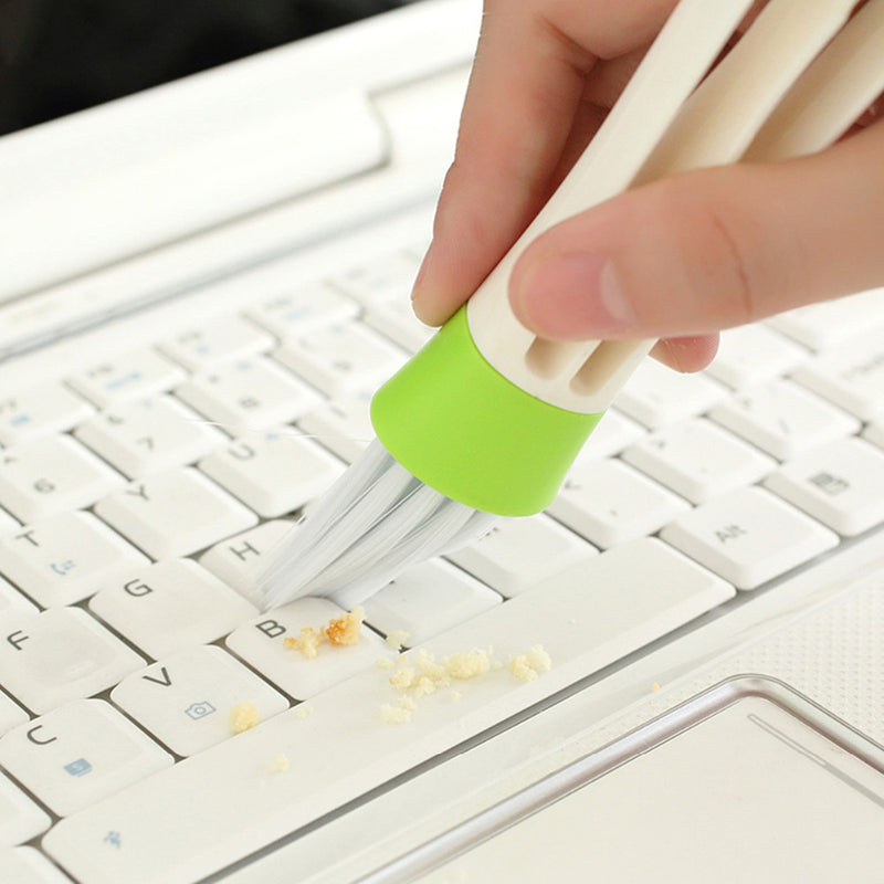 Multi-function Double Head Dust Cleaning Brush Shutter Window Blinds Car Air Conditioning Vent Clean