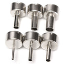 6Pcs 3/5/6/8/10/12mm Circular Nozzles For Hot Air Soldering Station 858A 858D