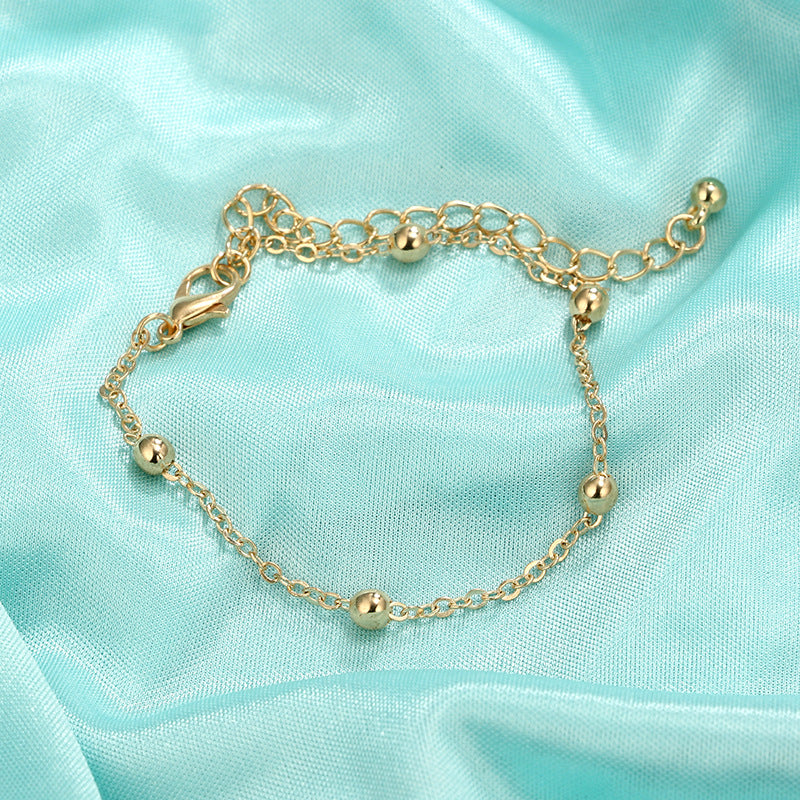 3Pcs Designer Bracelet Sets Bowknot Heart Gold Charming Chain Bracelets for Women