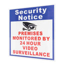 5X Premises Protected By 24 Hour Video Surveillance Sign Sticker Security Camera