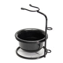Stainless Steel Shaving Brush Razor Stand Holder and Shaving Bowl/ Mug Set