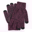 YOINS Winter Knit Gloves for Men Women Touch Screen Anti-Slip Warm Wool Lining Finger Gloves