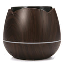 Luckyfine 7Color Light 400ML Wood Grain Aromatherapy Diffuser Portable Ultrasonic Cool Mist Humidifier