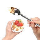 HUOHOU Stainless Steel Dinnerware Set Fork + Cutter + Soup Spoon 3PCS/Set Kitchen Dinnerware